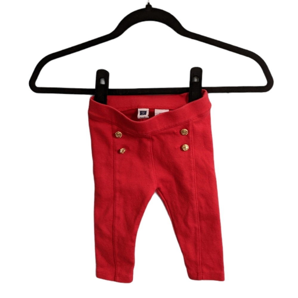 Janie and Jack Red Ponte Pant